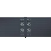 Bramy garażowe - CASANOOV BRAMA aluminiowa dwuskrzydłowa 4m ARLBERG 400B140 Szara - miniaturka - grafika 1