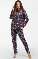 Piżamy damskie - Piżama damska świąteczna Cookies, Kolor granatowy-wzór, Rozmiar S, Italian Fashion - Primodo.com - miniaturka - grafika 1