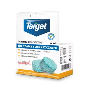 TARGET TABELTKI BIOLOGICZNE DO SZAMB 6 SZT (43035401) - Nasiona i cebule - miniaturka - grafika 1