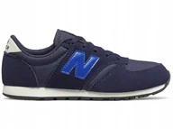 Buty sportowe damskie - Buty New Balance 420 YC420SB granatowe na co dzień zamszowe 35,5 - miniaturka - grafika 1