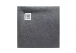 Roca AP10338438401200 TERRAN Brodzik kwadratowy 900 x 900 mm SYFON W KPL SZARY $857UPEK - Syfony - miniaturka - grafika 1