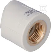 Łączniki, trójniki, kształtki - Siodełko z gwintem wewnętrznym PP-R 50x1/2" szare - miniaturka - grafika 1