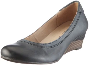 Jana Damskie modne czółenka, niebieski - niebieski granatowy nubuc - 37.5 EU X-Weit - Czółenka - miniaturka - grafika 1