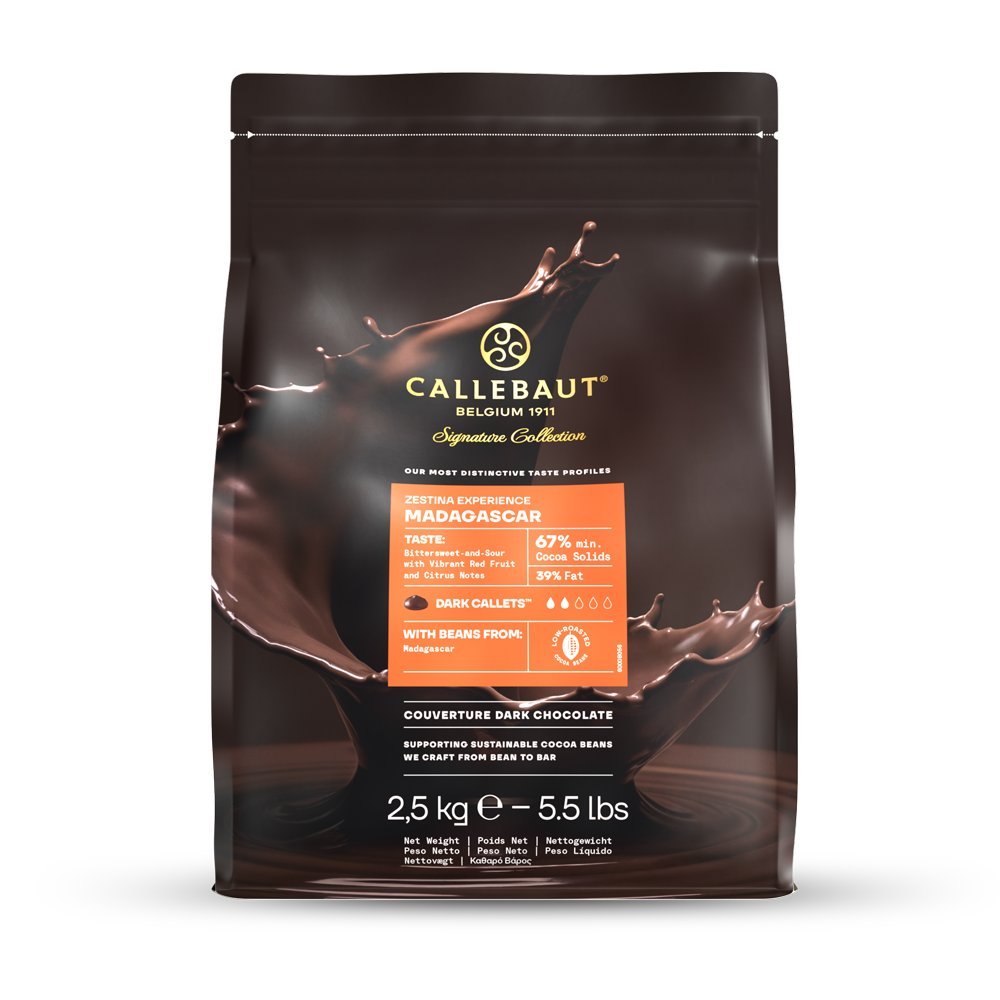 Callebaut czekolada ciemna Madagaskar 67,4% 2,5kg