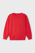 Swetry dla chłopców - Mayoral sweter bawełniany dziecięcy kolor czerwony lekki - miniaturka - grafika 1