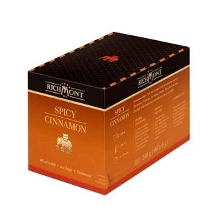 Herbata owocowo-ziołowa Richmont Spicy Cinnamon 40x6g - Herbata - miniaturka - grafika 1