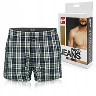 Majtki męskie - Bokserki Luźne Męskie z Rozcięciem Wygodna Piżama Prezent dla Niego Pudełko - miniaturka - grafika 1