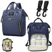 Akcesoria do wózków - TORBA ORGANIZER DLA MAM 3w1 DLA MAM DO WÓZKA TERMICZNE PRZEGRÓDKI - miniaturka - grafika 1