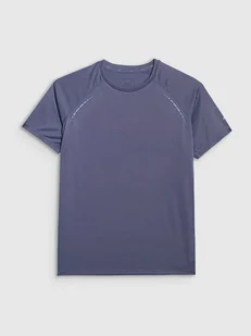 4F Koszulka sportowa w kolorze niebieskoszarym - Koszulki sportowe damskie - miniaturka - grafika 1