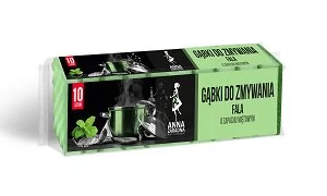 Gąbki do zmywania Fala miętowe 10 szt. - Ściereczki, gąbki, czyściki - miniaturka - grafika 1