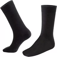 Skarpetki męskie - Bonateks, 6 par wysokiej jakości męskich skarpet wykonanych z bambusa, ultradźwięków, oddychających / 6 par Czarnych, Rozmiar Eu: 41-45, Czarny - miniaturka - grafika 1