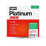 Programy antywirusowe - Nero Nero Nero Platinum 365 oprogramowanie licencja roczna - miniaturka - grafika 1