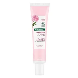 Soothing Light Cream lekki krem łagodzący z organiczną piwonią do skóry wrażliwej 40 ml - Kremy do twarzy - miniaturka - grafika 1
