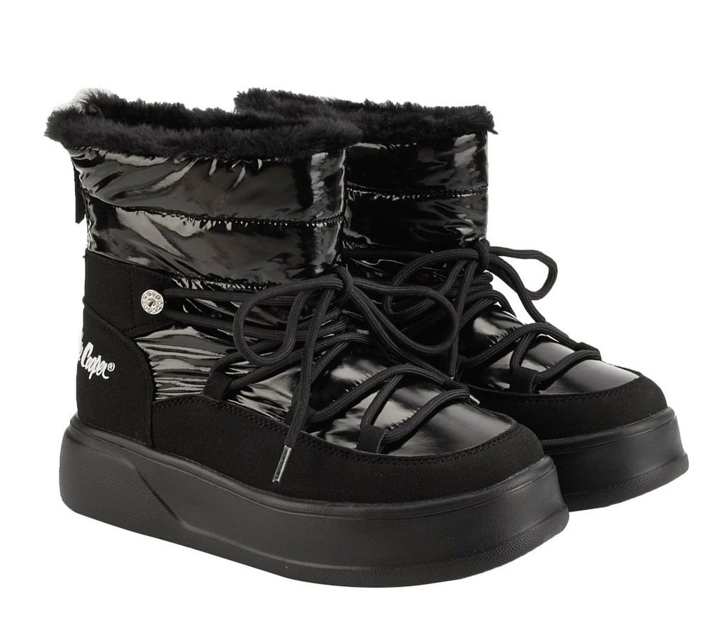 Damskie buty śniegowce Lee Cooper LCJ-25-03-3814LB czarny 38