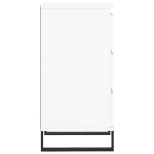 Komoda, biała, 40x35x70 cm, materiał drewnopochodny Lumarko! - Komody - miniaturka - grafika 8