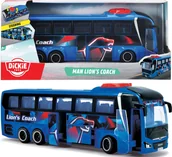Samochody i pojazdy dla dzieci - Niebieski Autobus Miejski Man Lion's City otwierane drzwi - miniaturka - grafika 1