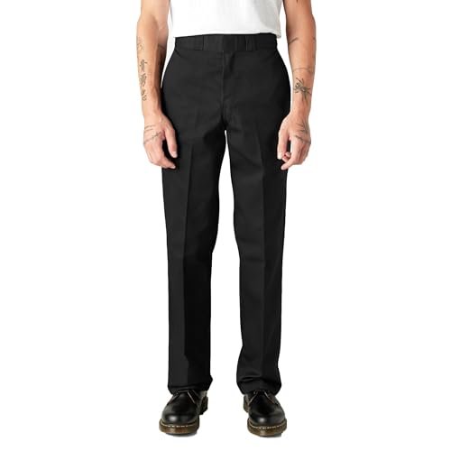 Dickies Męskie spodnie sportowe Slim Straight Work Pants czarne, 30W x 31L