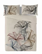 Pościel - Pościel 220x200 z lnu Lilie 02 Matex w pudełku - miniaturka - grafika 1