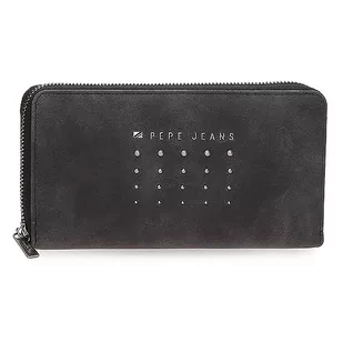 Pepe Jeans Holly Portfel na karty Czarny 19,5x10x2 cms Skóra syntetyczna, czarny, Talla única, Portfel z wizytówką - Portfele - miniaturka - grafika 1