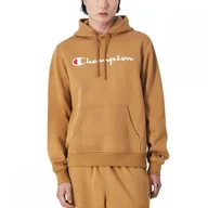 Bluzy męskie - Champion bluza męska z kapturem Hooded Sweatshirt  220253.MS034 S brązowy - miniaturka - grafika 1