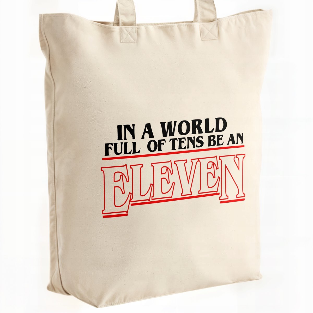 Torba bawełniana Premium Stranger Things Eleven Hawkins Dla Fanów Serialu