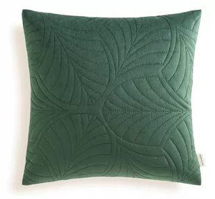 Poszewka dekoracyjna 45x45 welurowa Feel zielona - Poszewki na poduszki - miniaturka - grafika 1