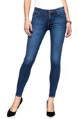 Spodnie damskie - Wrangler, Spodnie damskie, Skinny Blue Shadow W28Kfs15J, rozmiar W24 L32 - miniaturka - grafika 1