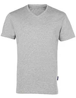 Koszulki męskie - HRM Męska Luxury V-Neck Tee I Premium T-Shirt męski dekolt w serek ze 100% bawełny ekologicznej I Basic T-shirt nadaje się do prania w temperaturze do 60°C I wysokiej jakości i ekologiczna odzież - miniaturka - grafika 1