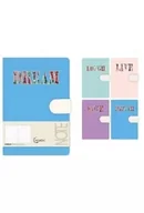 Notesy i bloczki - Notatnik A5 linia 144 strony na magnes MIX - miniaturka - grafika 1