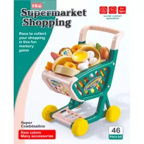 Wózek Supermarket z akcesoriami MEGA CREATIVE 501276 - Zabawy w naśladowanie dorosłych - miniaturka - grafika 1