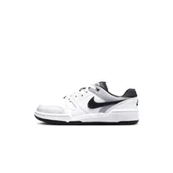 Buty dla chłopców - NIKE Sneakersy chłopięce Full Force Gs, Biały czarny cynowy, 2 UK Child - miniaturka - grafika 1