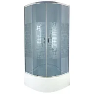 Kabiny prysznicowe - Durasan Parma Cubic Dark WK 90 90x90 + brodzik - miniaturka - grafika 1