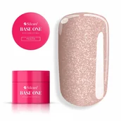 Żele do paznokci - Żel Budujący Base One Shimmer Peach 50g do Paznokci - miniaturka - grafika 1