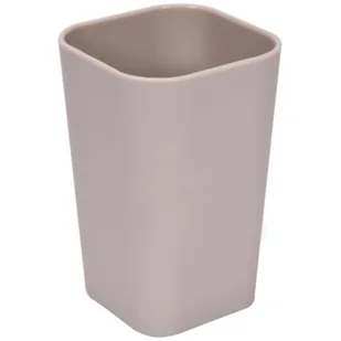 Fala Kubek na kosmetyki Cuboid Beżowy - Akcesoria łazienkowe - miniaturka - grafika 1