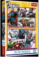 Puzzle - Puzzle 2x70 Zostań bohaterem TREFL - miniaturka - grafika 1