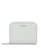 Portfele - Calvin Klein Mały Portfel Damski Ck Must K60K611937 Szary - miniaturka - grafika 1