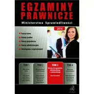 Podręczniki dla szkół wyższych - Egzaminy Prawnicze Ministerstwa Sprawiedliwości 3 - miniaturka - grafika 1