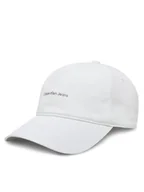 Czapki damskie - Calvin Klein Jeans Czapka z daszkiem Printed Monologo Cap LV04K5027G Biały - miniaturka - grafika 1