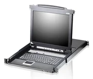 Przełączniki KVM - ATEN CL5708M przełącznik KVM Możliwości montowania w stelażu Czarny - miniaturka - grafika 1