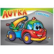 Kolorowanki, wyklejanki - Książka Autka 092 p20 KRZESIEK, cena za 1 sztukę - miniaturka - grafika 1