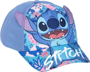 Czapka dziecięca z nausznikami Stitch niebieska - Czapki dla dzieci - miniaturka - grafika 1