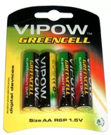 Baterie i akcesoria - Vipow BAT0081B Baterie Greencell R6 (4 sztuki/blister) LEC-BAT0081B - miniaturka - grafika 1