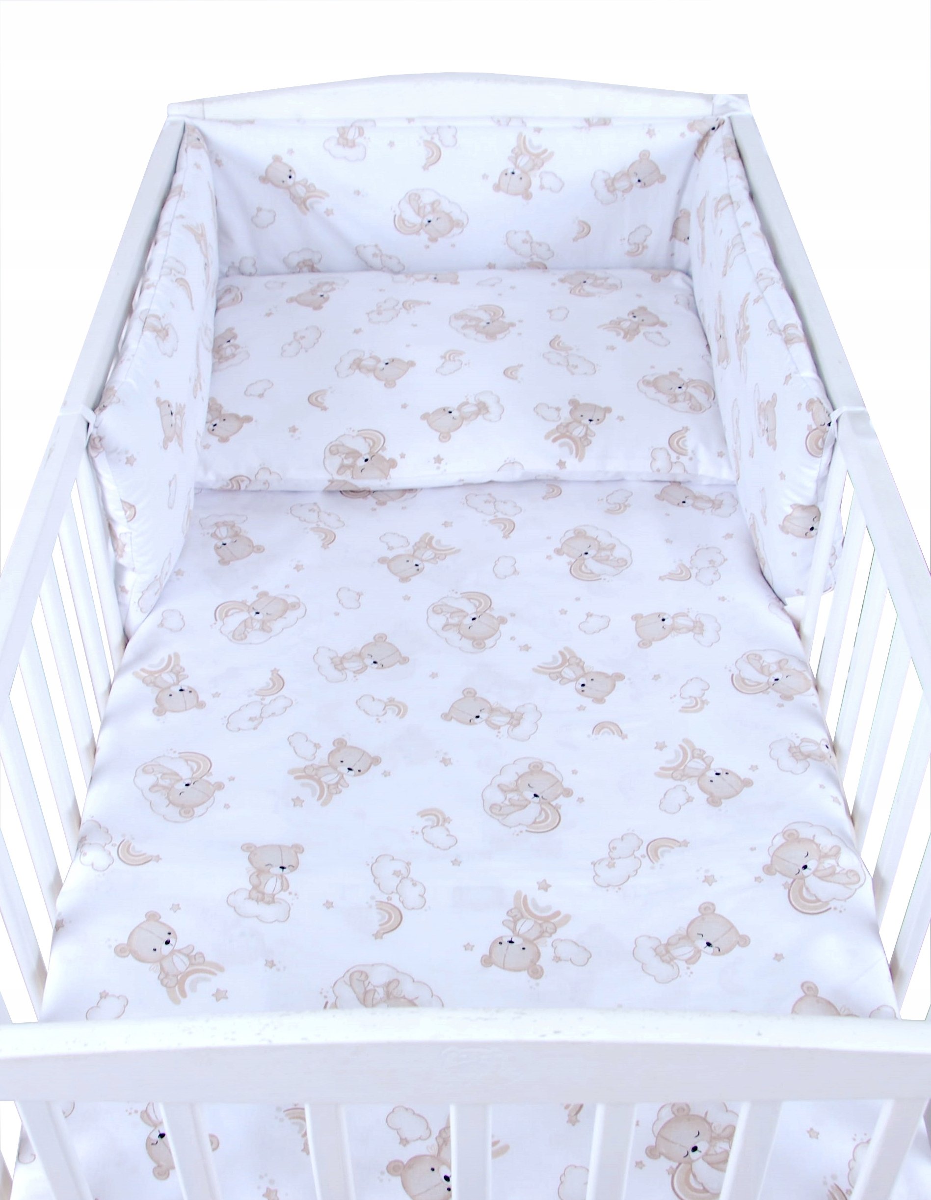 BabyLux Pościel Do Łóżeczka 120x60 Dziecięca Niemowlęca 120X90 cm 4EL N138
