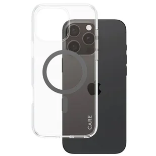 Etui PANZERGLASS Flagship MagSafe do Apple iPhone 16 Pro Max Przezroczysto-czarny - Etui i futerały do telefonów - miniaturka - grafika 1