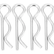 Zawiasy, okucia i inne akcesoria - Szpilka, ocynkowane żelazo typu R, zaciski sprężynowe, szpilki do włosów, ocynkowane płytki mocujące 1,6/1,8/2/2,5 mm (2,5 * 45 mm) (10 szt.) - miniaturka - grafika 1