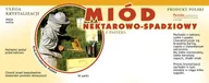 Pozostałe akcesoria kuchenne - Paczka dużych etykiet na miód nektarowo-spadziowy (100szt) - wzór E108 - miniaturka - grafika 1