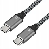 Kable USB - KABEL USB TYP C USB-C/USB-C 100W 5A MOCNY PRZEWÓD 2M SZYBKIE ŁADOWANIE - miniaturka - grafika 1