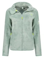 Kurtki damskie - Geographical Norway Kurtka polarowa w kolorze miętowym - miniaturka - grafika 1