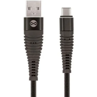 Forever Shark USB-C czarny 2220893 - Kable USB - miniaturka - grafika 1