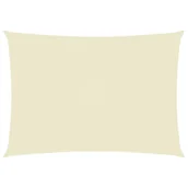 Parasole ogrodowe - vidaXL Prostokątny żagiel ogrodowy, tkanina Oxford, 5x7 m, kremowy 135220 - miniaturka - grafika 1